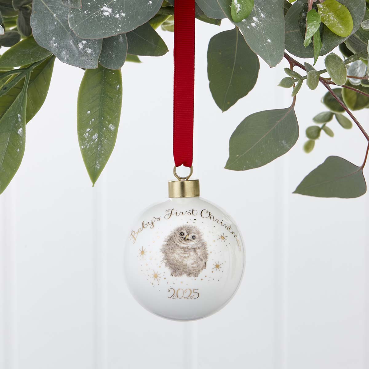 Wrendale Designs Baby's First Christmas Bauble image number null